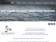 Tablet Screenshot of easthamptonmarina.com